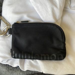 Lululemon Clippable Card Pouch with Keychain